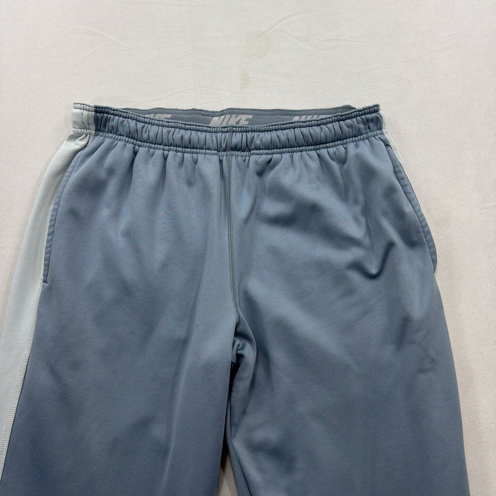 Nike Pants Therma-FIT Fleece Graphic Logo Side Stripe Gray Mens XL - Picture 4 of 9